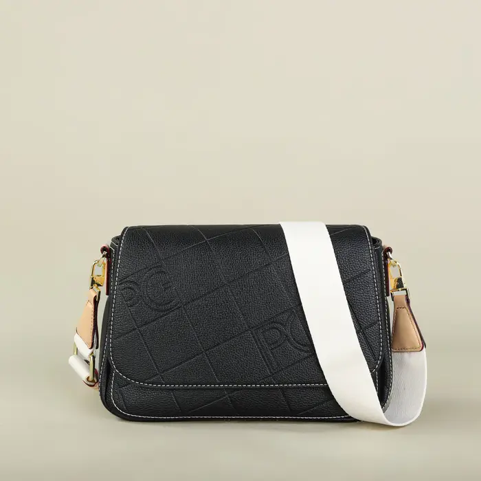 PG PATSY GARIS Nouveau sac à bandoulière classique rétro pour femme en cuir, multifonctionnel, desig