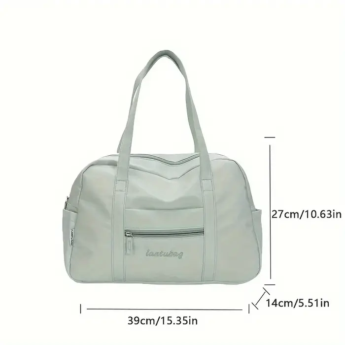 Sac fourre-tout tendance avec joli breloque en peluche pour l'épaule