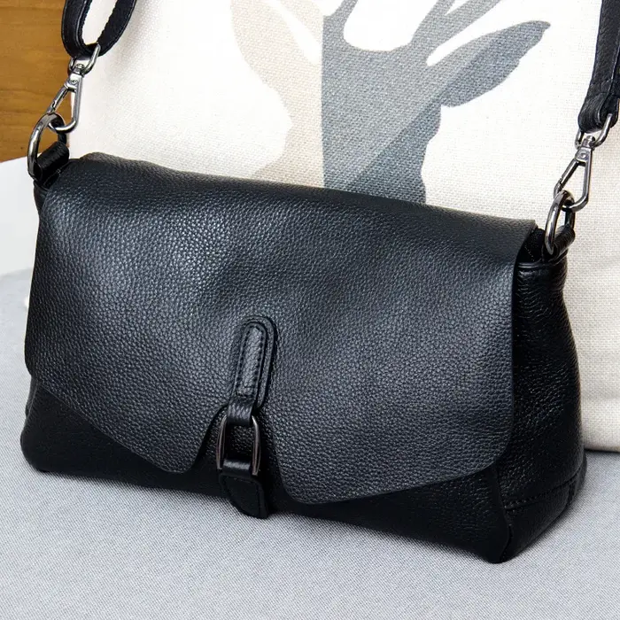 BRIGGS – sac à bandoulière en cuir véritable pour femmes