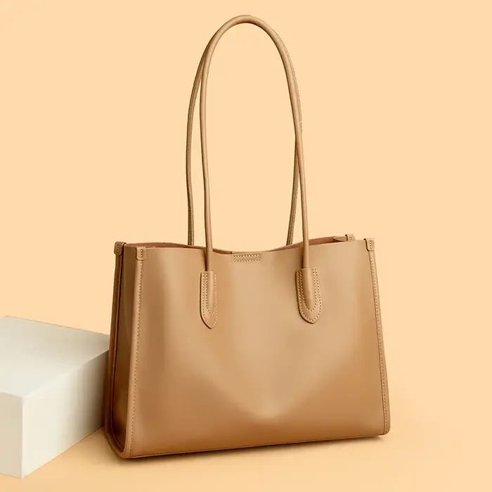 Sac fourre-tout en cuir de grande capacité pour femme