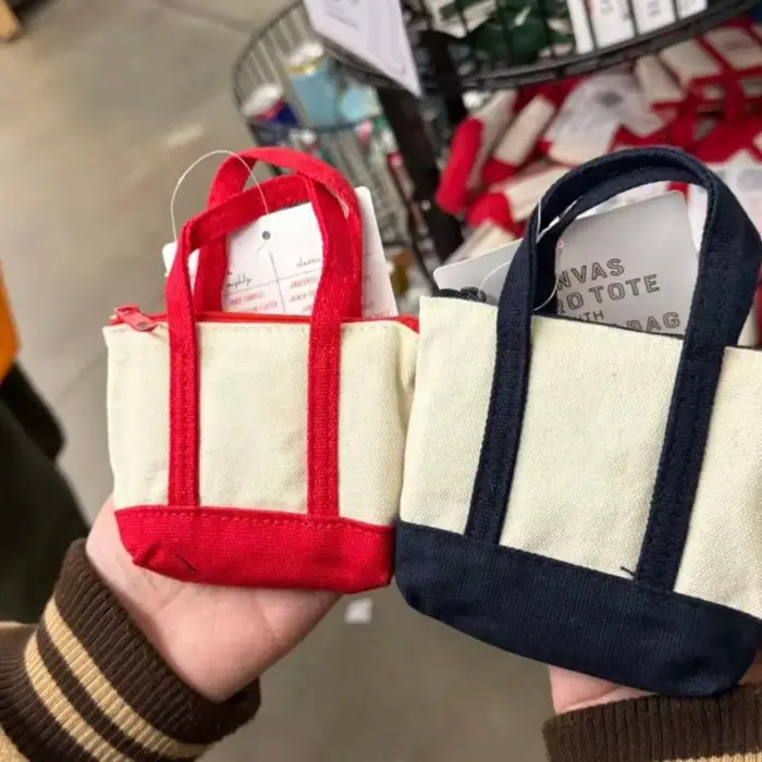 Mini fourre-tout en toile mignon