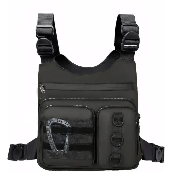Sac de poitrine - Sac gilet léger et de grande capacité