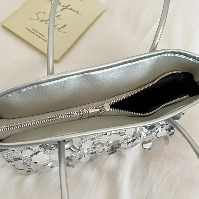 Sac fourre-tout décontracté brillant à sequins
