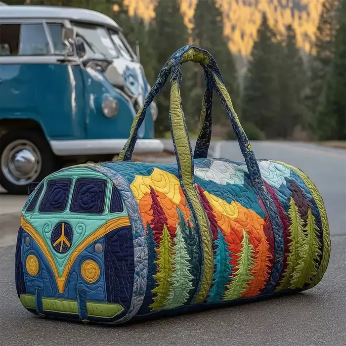 Sac de voyage matelassé en coton