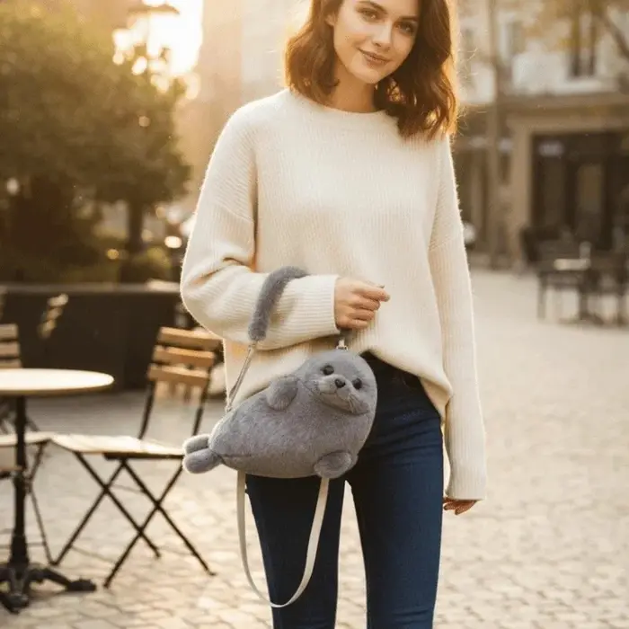 Pochette à bandoulière créative et mignonne