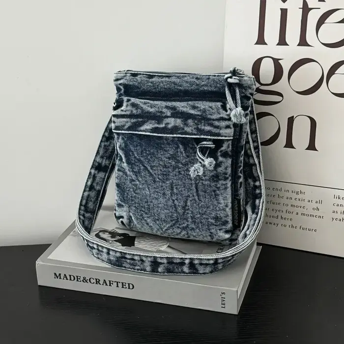Denim Super populaire Niche solide couture sacs à bandoulière pour les femmes en vente 2026 haute qualité unique doux