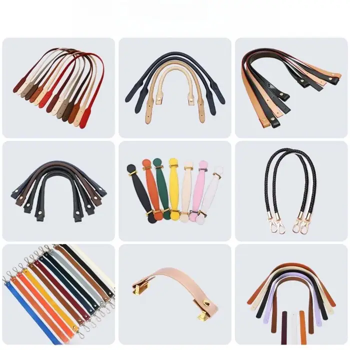 Sangle de sac à main colorée pour femmes, accessoires avec appareil électrique, sangle de sac à bandoulière courte, partie de sangle de sac à main unique