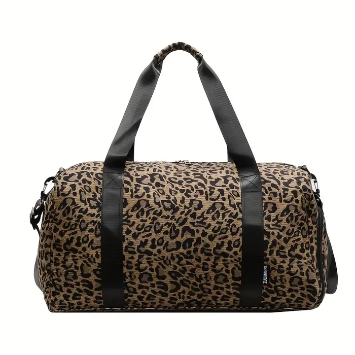 Sac fourre-tout imprimé léopard pour femme à la mode