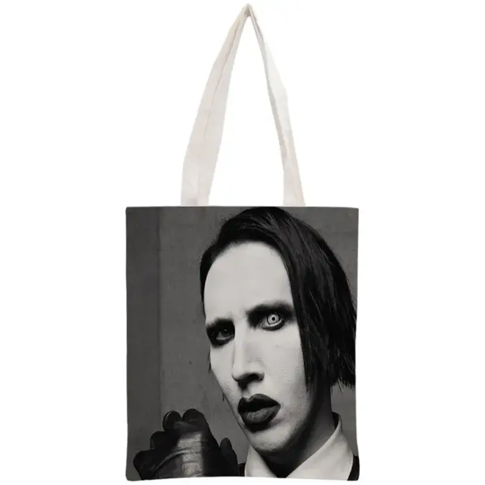 Sac fourre-tout personnalisé Marilyn Manson pour femme