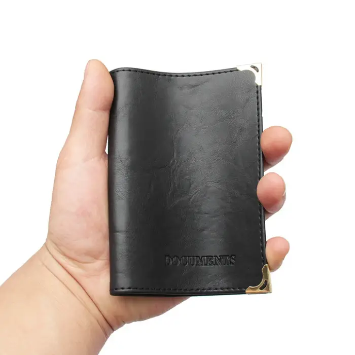 Pochette Vintage en cuir Pu pour hommes et femmes
