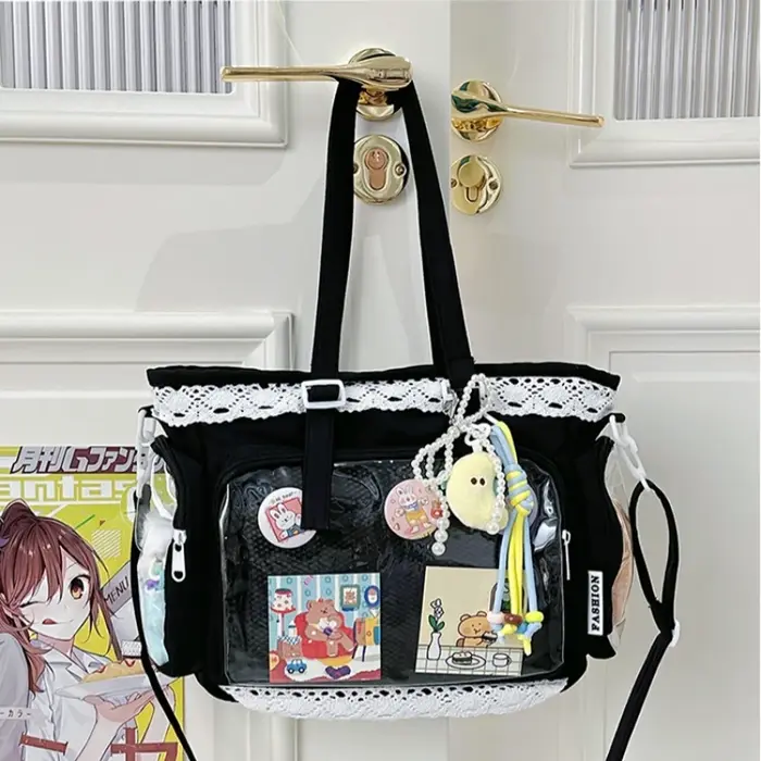 Sacs bandoulière style universitaire pour fille