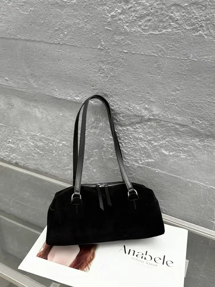 La première couche de sac de bowling Boston givré rétro en peau de vache avec un sac fourre-tout à une épaule de grande sensibilité et de grande capacité.
