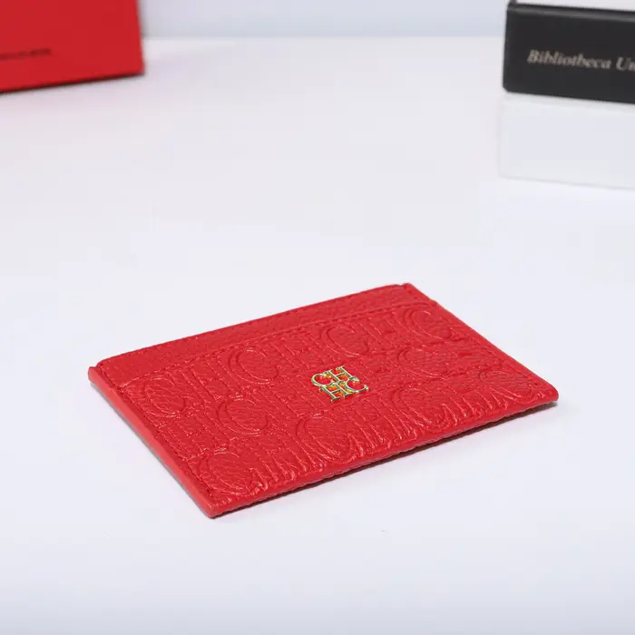 Porte-cartes en cuir PU gaufré CH