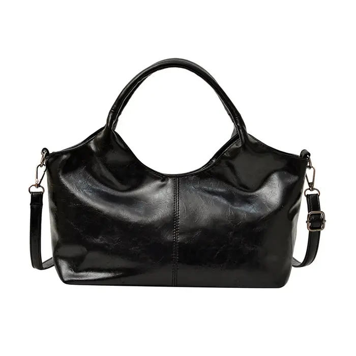 Sac fourre-tout en cuir souple pour femme