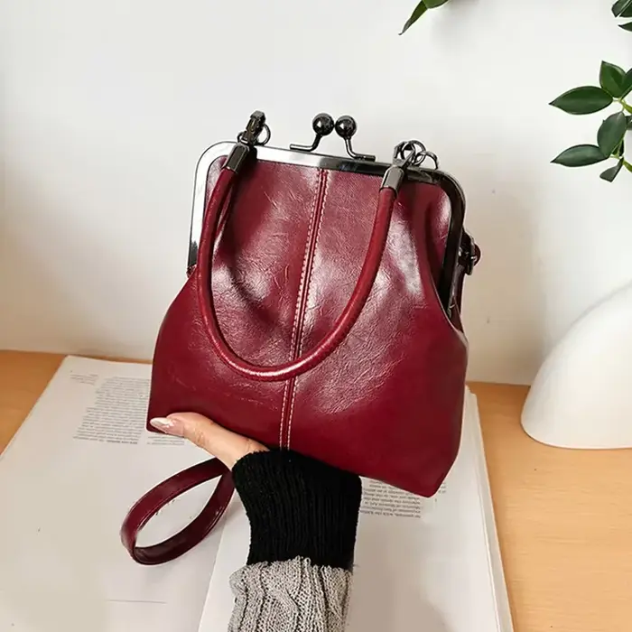 Sac à main marron de Style Vintage pour femmes