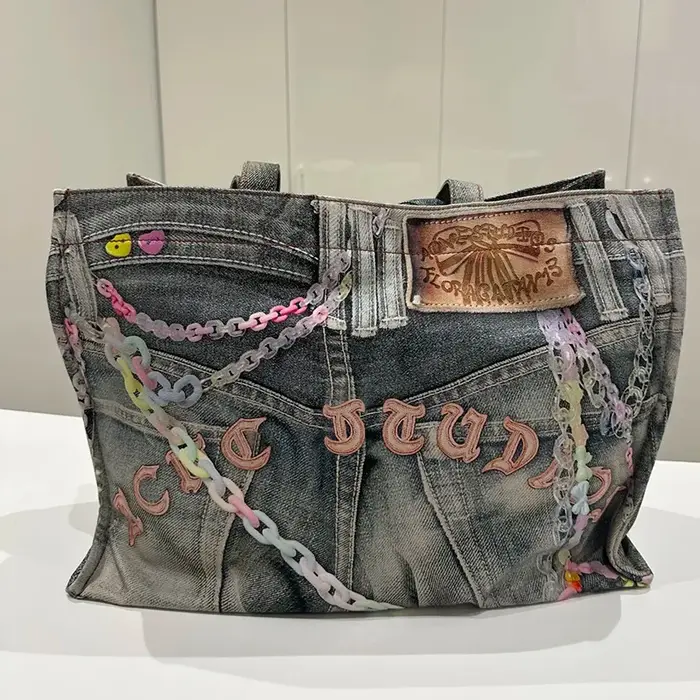 Sac fourre-tout en Denim tendance pour femmes