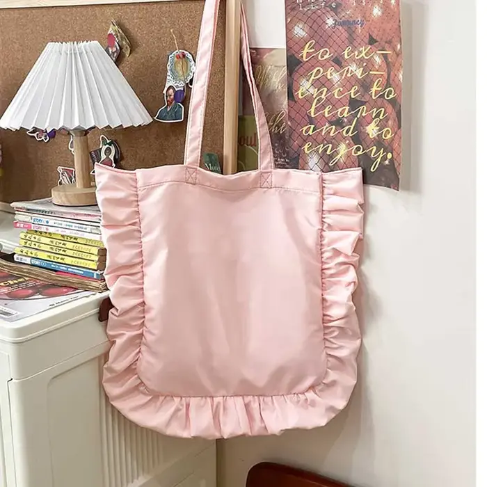 Sac à bandoulière élégant à volants pour femmes