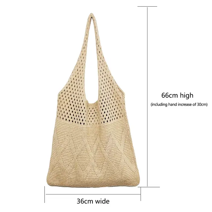 Sac à Main d'Été en Raphia pour Femme