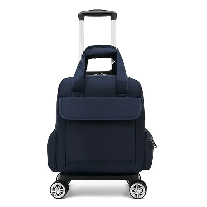 Sac polochon à roulettes pliable