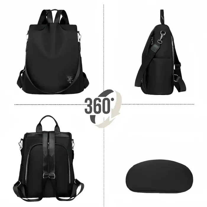 Sac à dos antivol pour femmes - Sac de voyage et de transport tendance avec bandoulière réglable