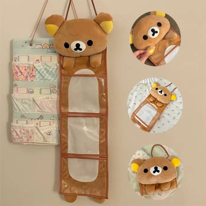 Sac de rangement mural Kawaii Rilakkumas