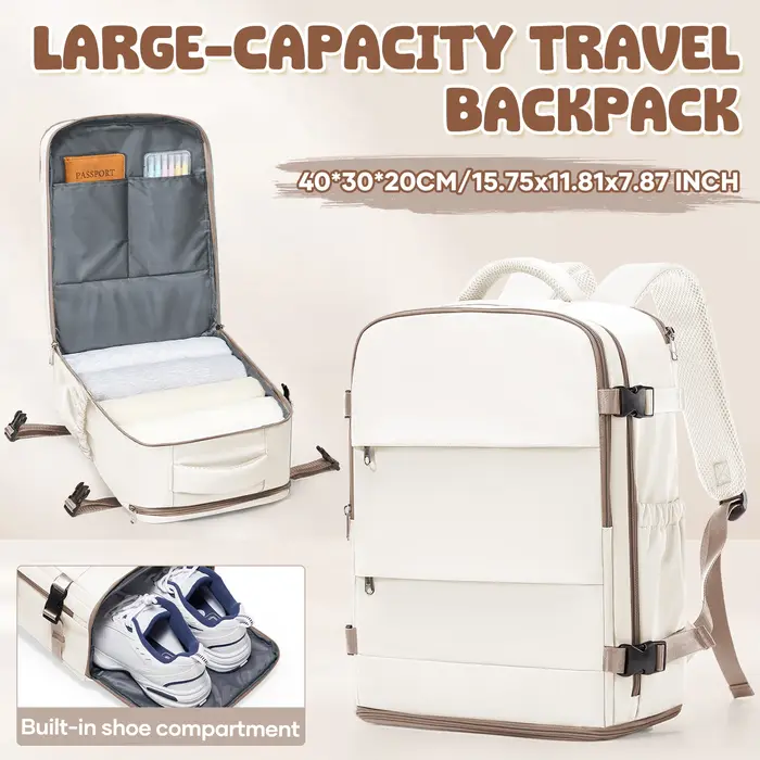 Sac à dos de voyage pour femmes et hommes, bagage à main 40x30x20 pour Ryanair, sac de voyage pour c