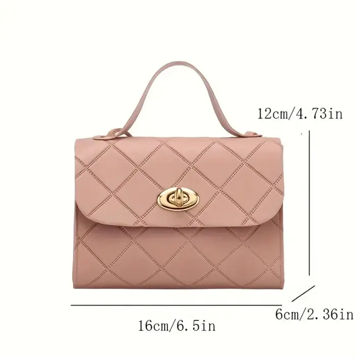 Sac carré matelassé en diamant de Style coréen pour femmes