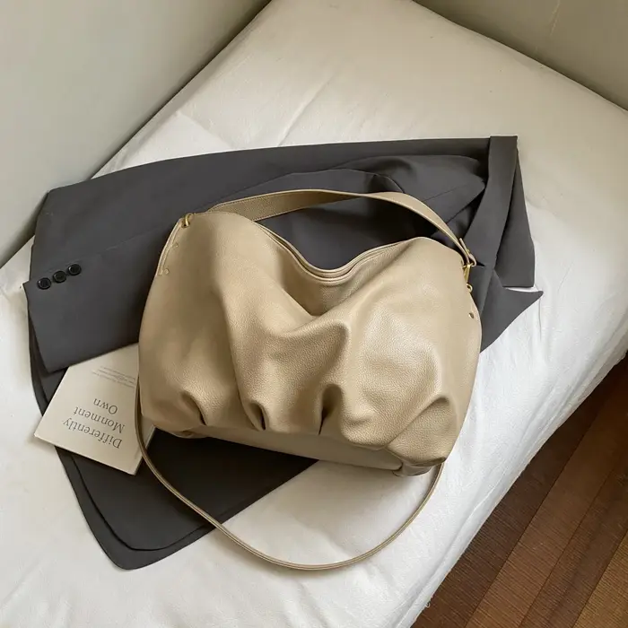 2025 nouveau sac de trajet en cuir Pu sacs à main Hobo marques célèbres sac à bandoulière pour femmes décontracté grand fourre-tout Vintage dames sacs à bandoulière