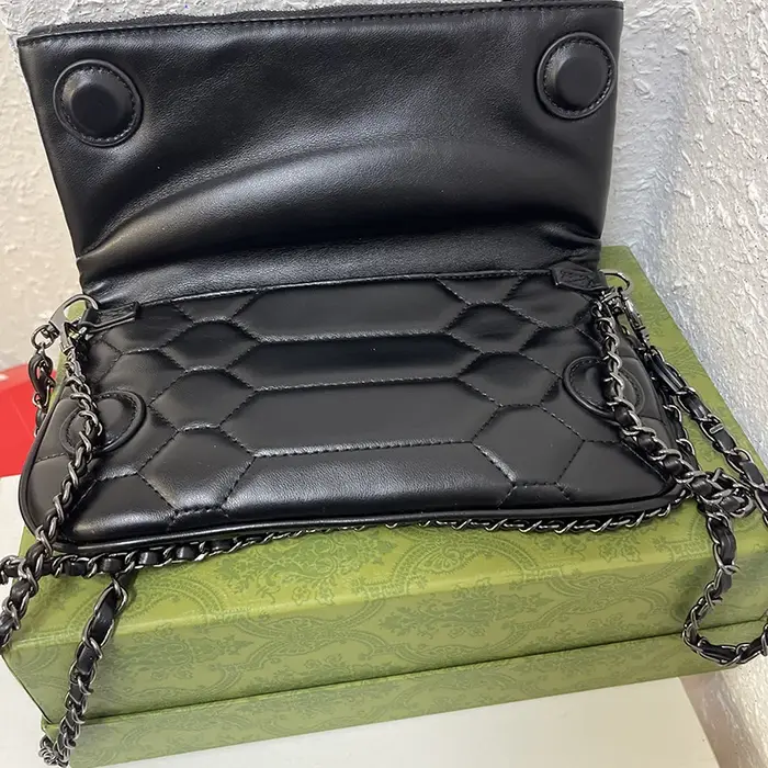 Sac bandoulière pour femme, sacs à épaule de créateur avec décoration en forme d'aile, accessoire de