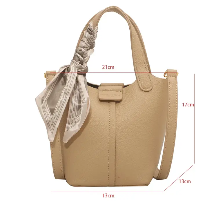 Sac à bandoulière en cuir PU design vert pour femme