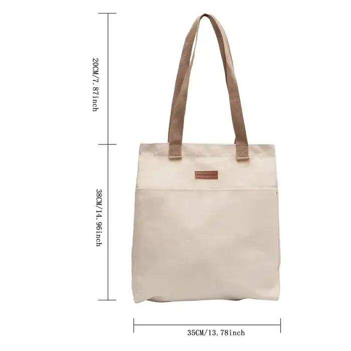 Sac fourre-tout en toile pour femmes
