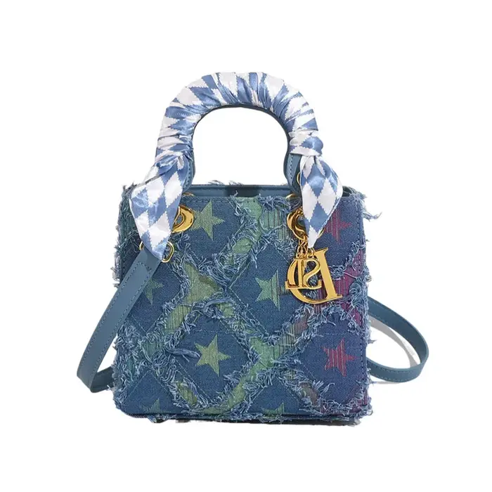Y2K – sac à main étoile en Denim pour femmes