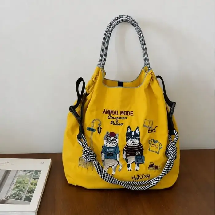 【Offre Spéciale】Sac à main brodé Paul and Percy pour femme