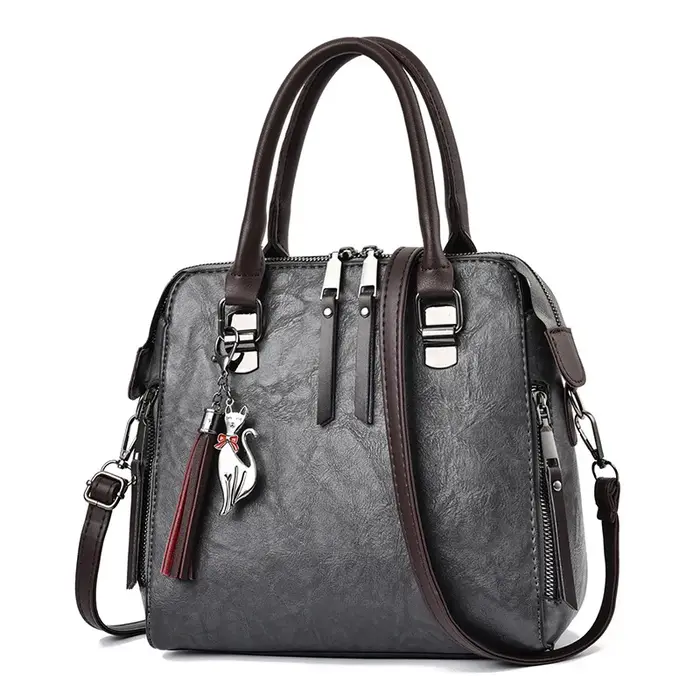 Sac à main Vintage en cuir PU pour femmes