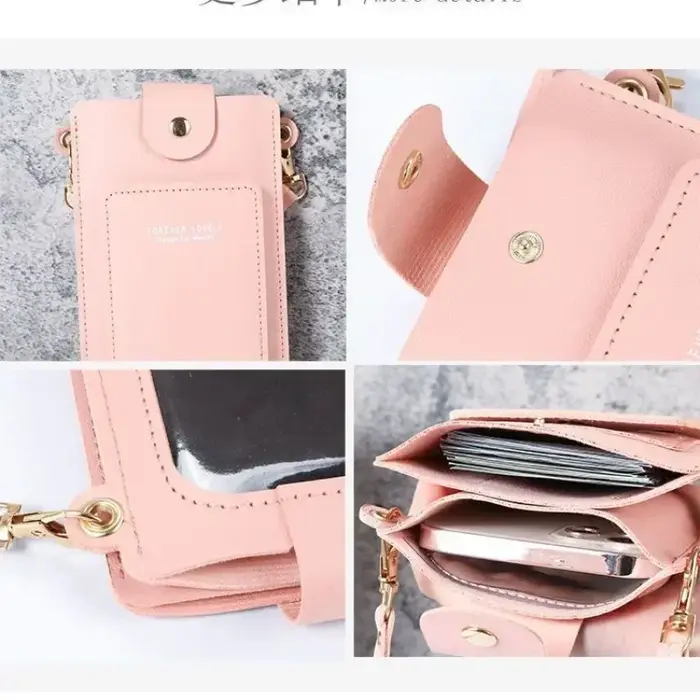 Sac à bandoulière pour téléphone portable pour femmes et filles
