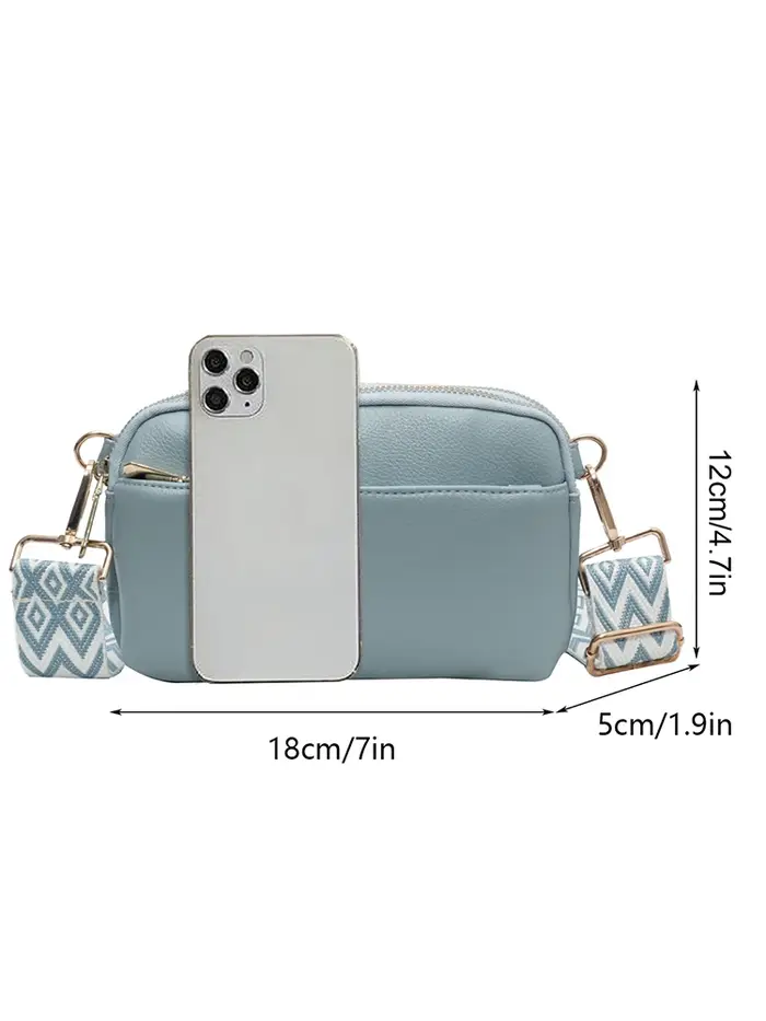 Sac à bandoulière chic végétalien pour femme