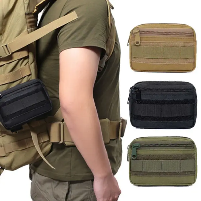 EDC Pack hommes Molle taille ceinture Oxford tissu hanche pochette Fanny