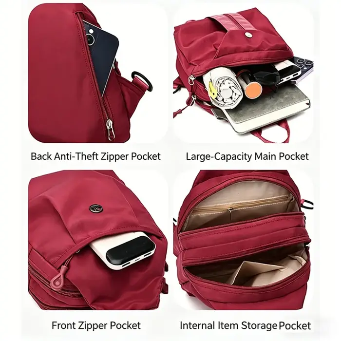 Mini sac à dos pour femme : sac à bandoulière simple
