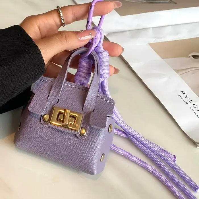Mini porte-monnaie en cuir PU