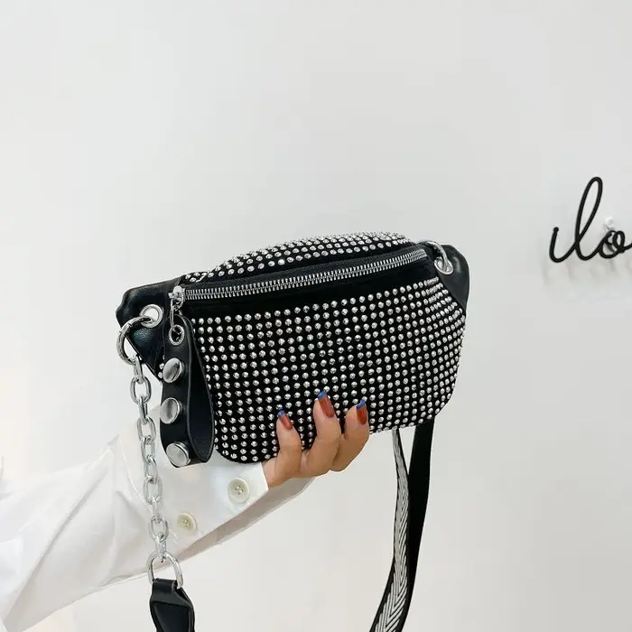 Sac banane vintage de luxe pour femme