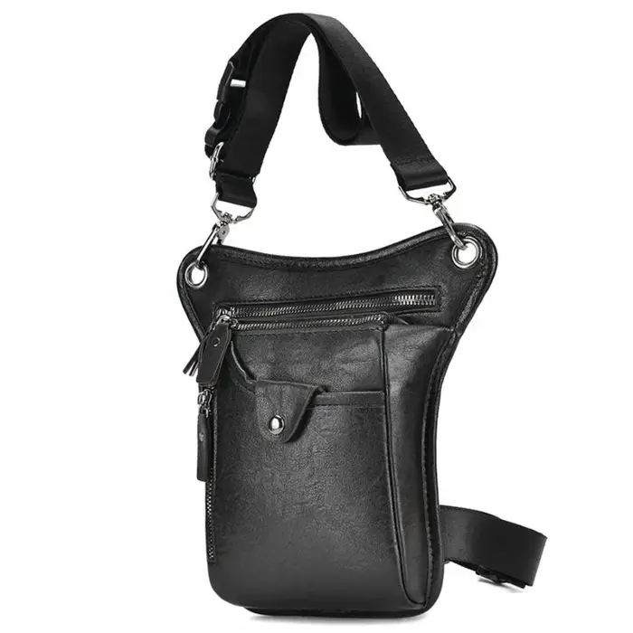 Sac de taille Vintage en PU pour hommes et femmes