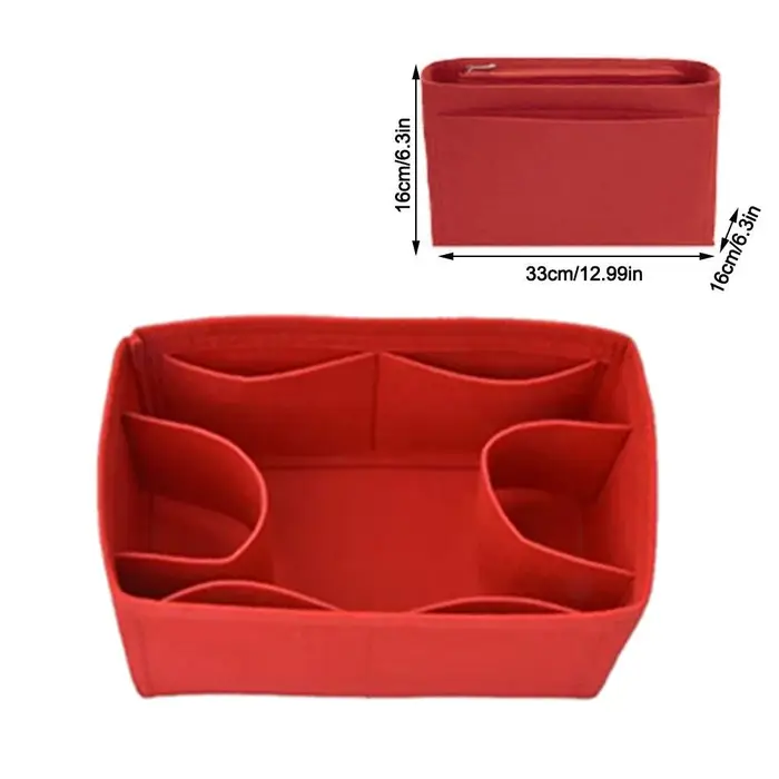 Sac à main multi-poches de grande capacité