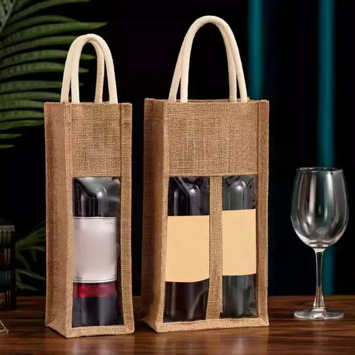 Sac à main de vin rouge