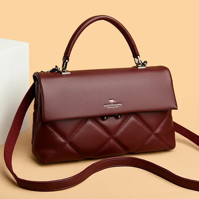 Sacs à main coréens en cuir souple pour femmes