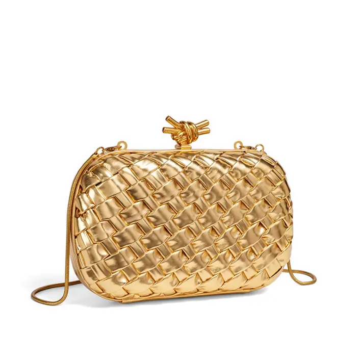 Or femmes mode mariage sac à main soirée sac à bandoulière pochette sacs