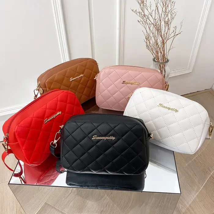 2023 gland petit sac de messager pour les femmes tendance Lingge broderie caméra femme sac à bandoulière mode chaîne
