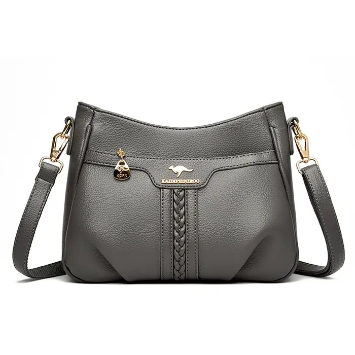 Véritable haute qualité en cuir souple femmes sac à main tendance concepteur femme sac à bandoulière décontracté épaule