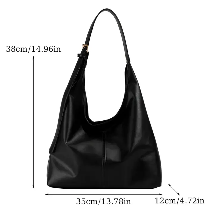 Nouveau sac fourre-tout Vintage grande capacité Simple sac à bandoulière pour femmes sac Hobo pour femme sac
