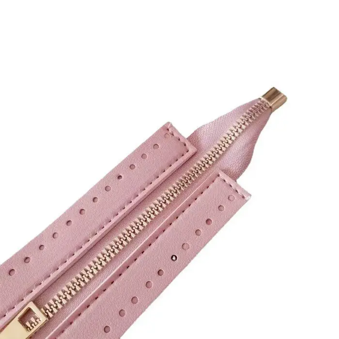 Fermeture Éclair en Cuir PU pour Sac à Main