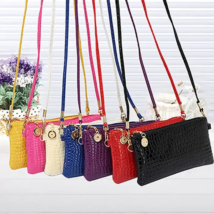 Sac à bandoulière Chic décoratif en Faux cuir pochette pour téléphone femmes mode